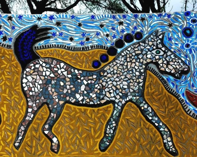 The elegant horse.