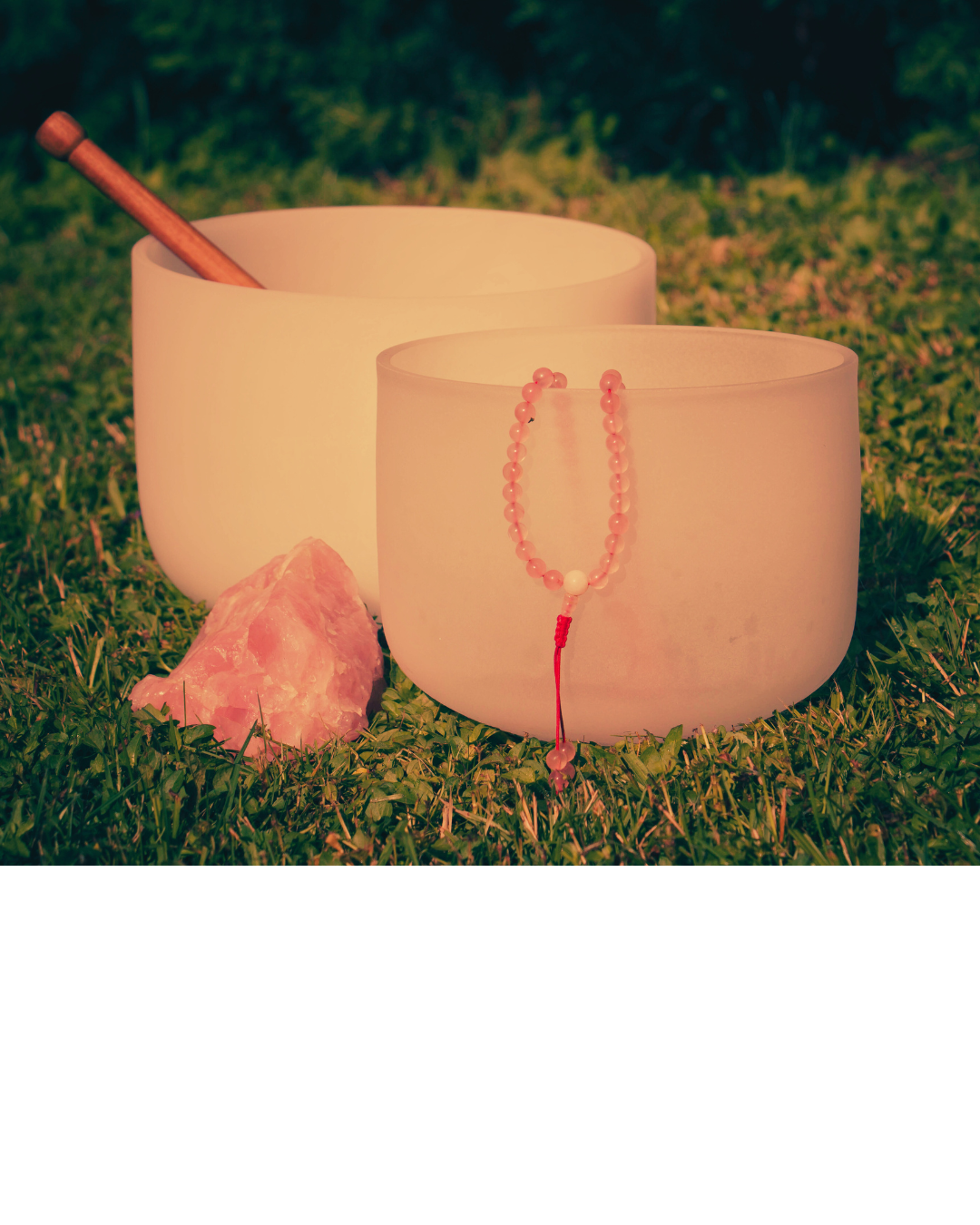 Peaceful personal sound bath