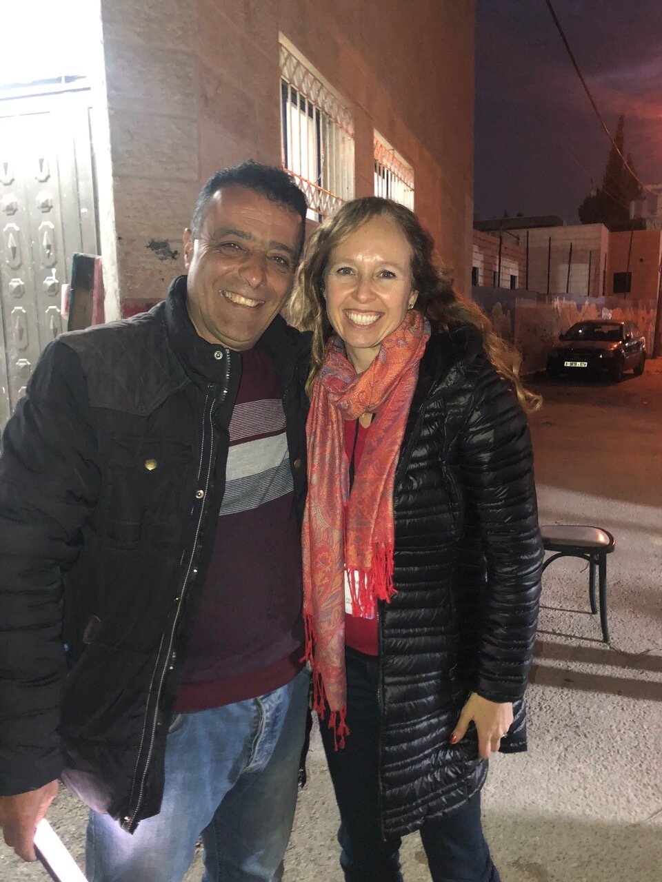   Marwan,  a Palestinian Muslim, father of five, was born a refugee in the Deheishe camp in Bethlehem, and gave our group a tour of a neighboring refugee camp. During the decade that I’ve known him, I’ve admired Marwan’s passionate plea for the equal