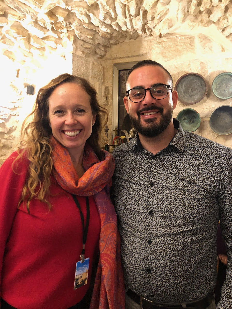   Elias D’eis,  a Palestinian Christian from Bethlehem, is the Executive Director of Holy Land Trust. Elias has a soft smile and a gentle, almost shy, demeanor, the kind of person you could never imagine being angry. As a Palestinian, Elias’s formati