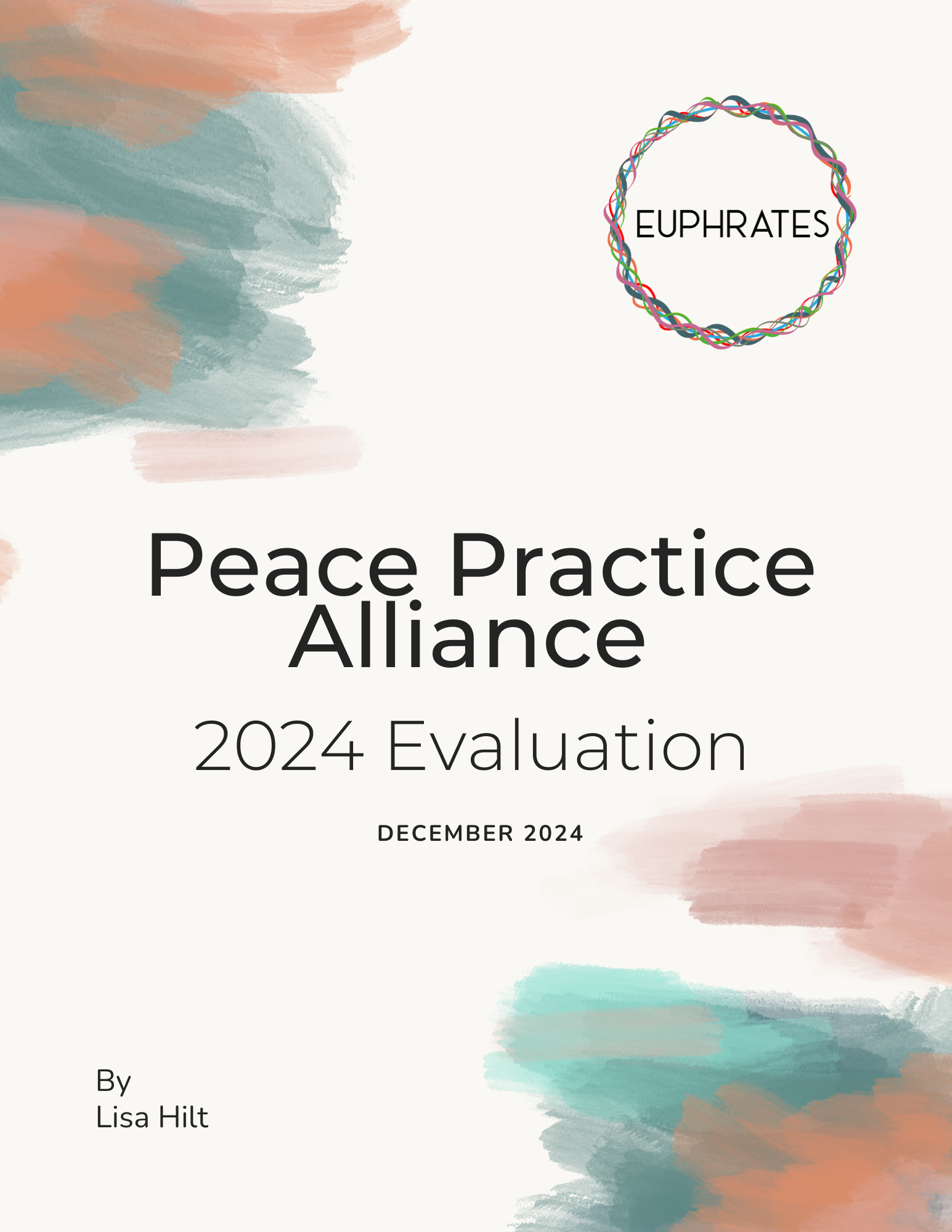 Peace Practice Alliance: 2024 Evaluation