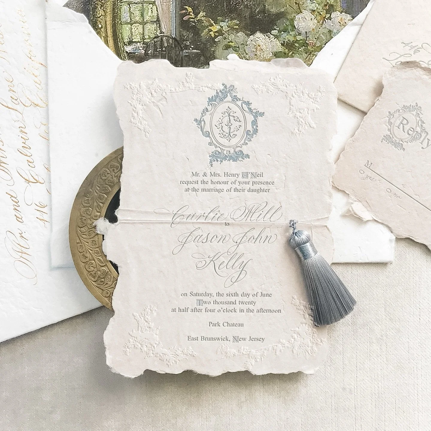 There&rsquo;s something special about looking back.

This was one of the very first major invitation suites where I truly began exploring what Leslie &amp; Paper would become. Handmade paper. Soft, romantic textures. Multiple print methods. Delicate 