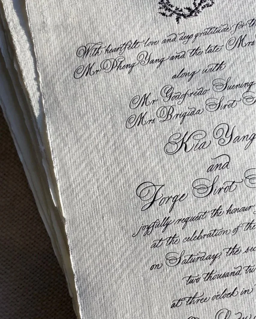 new jersey fine art wedding stationery