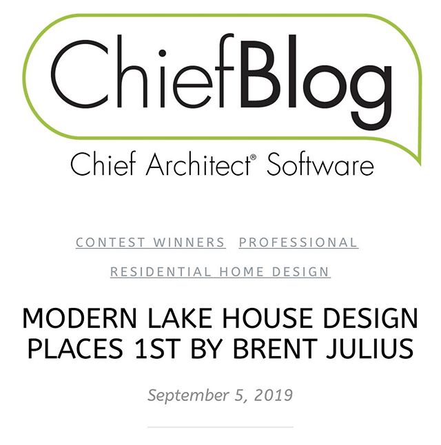 I was honored to be chosen as Chief Architect's #1 design. Check out the blog below to see why they are my choice when creating plans and drafting for clients.

https://chiefarchitectblog.com/2019/09/05/brent-julius/