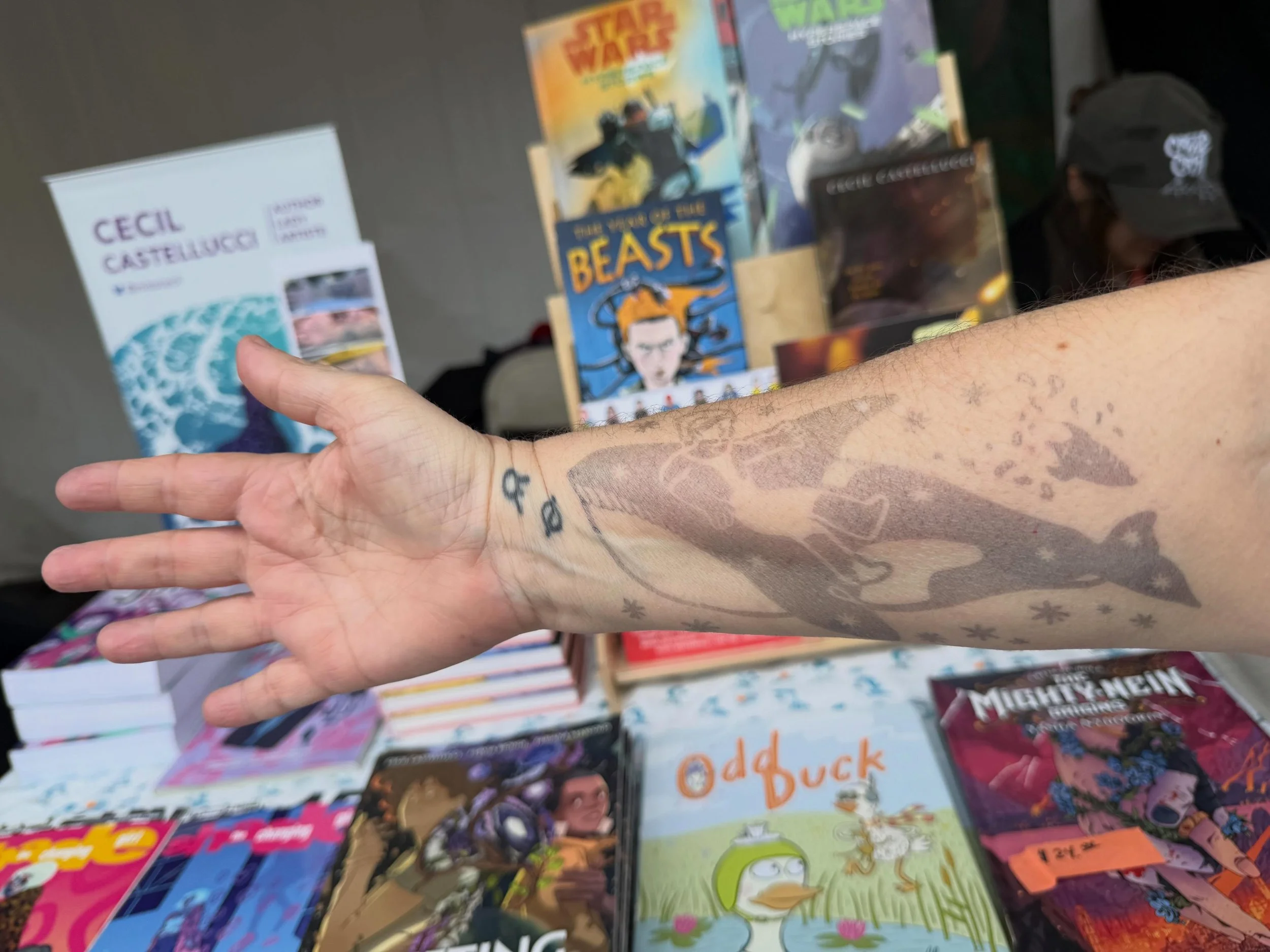 #IAmTheComicBook Chapter 22

05/15/2026
At my MCAF booth
Art by @jennysoep