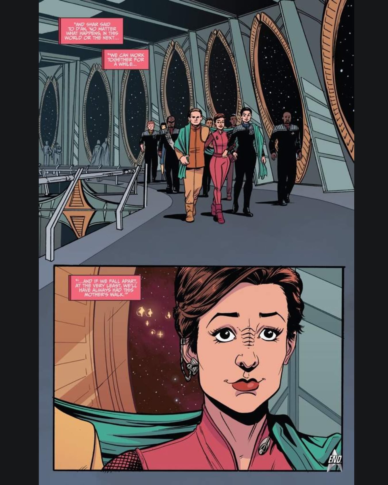 Happy Star Trek Day! A proud Star Trek moment for me was writing the short DS9 story Mother&rsquo;s Walk in Star Trek Waypoint issue 3. Art by @junegloom19 I really loved this story which coincidentally came out the same week as the women&rsquo;s mar