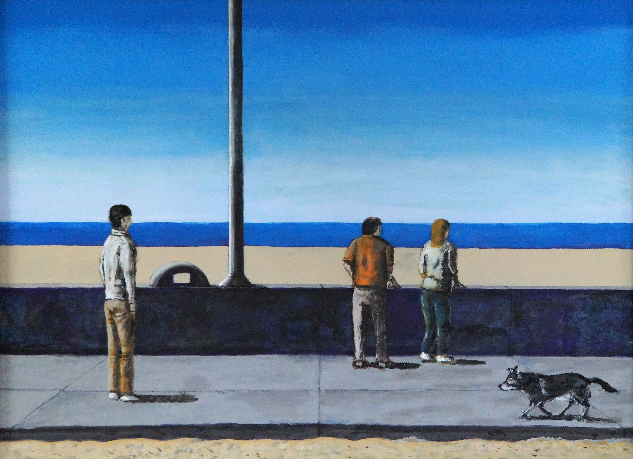 Lookers in Hermosa 18x24 Acrylic 2019