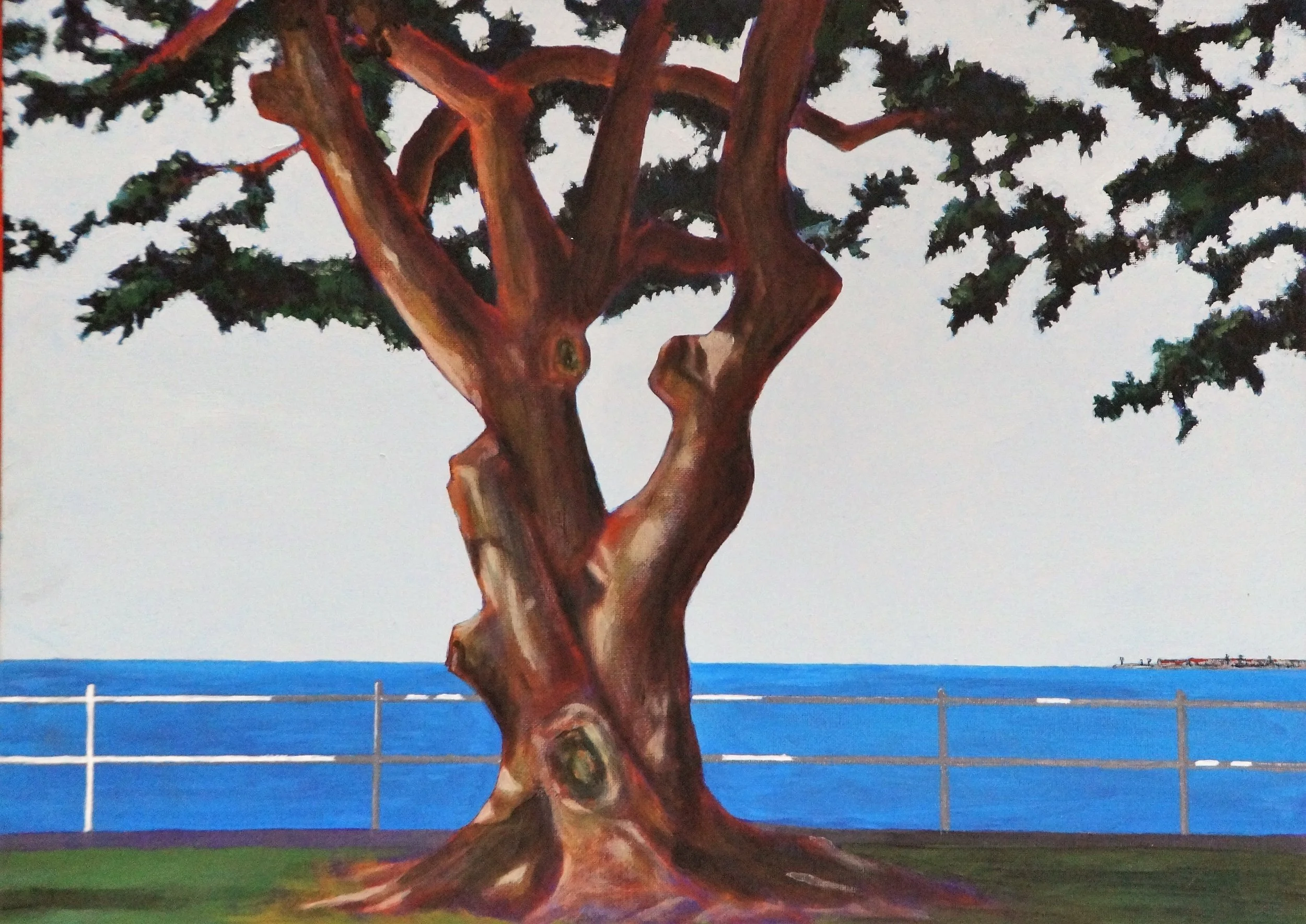Long Beach Seaside 16x20 Acrylic 2019