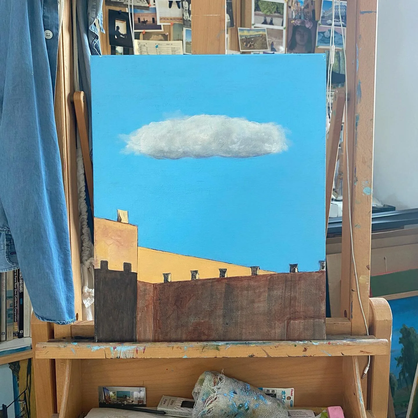 cloud over santa fe 

#originalart #acryliconcanvas