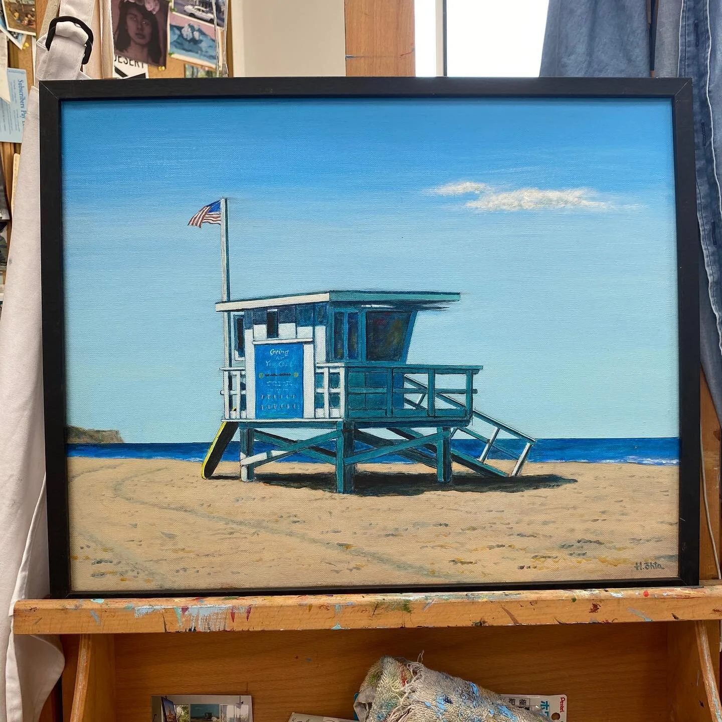redondo lifeguard tower

#redondobeach #originalart #acryliconcanvas
