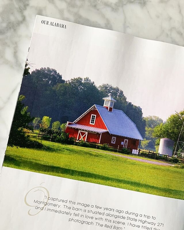 Love seeing Hampstead&rsquo;s Red Barn in the newest issue of @alabamamagazine  #hampsteadfarm #hampsteadliving #community #newurbanism #farm #urbanfarm
