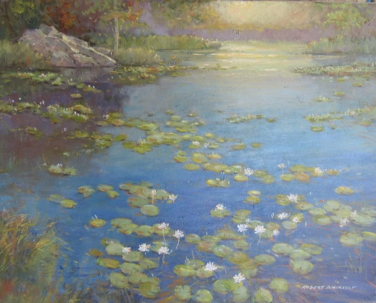 Water Lily Pond, 24x30