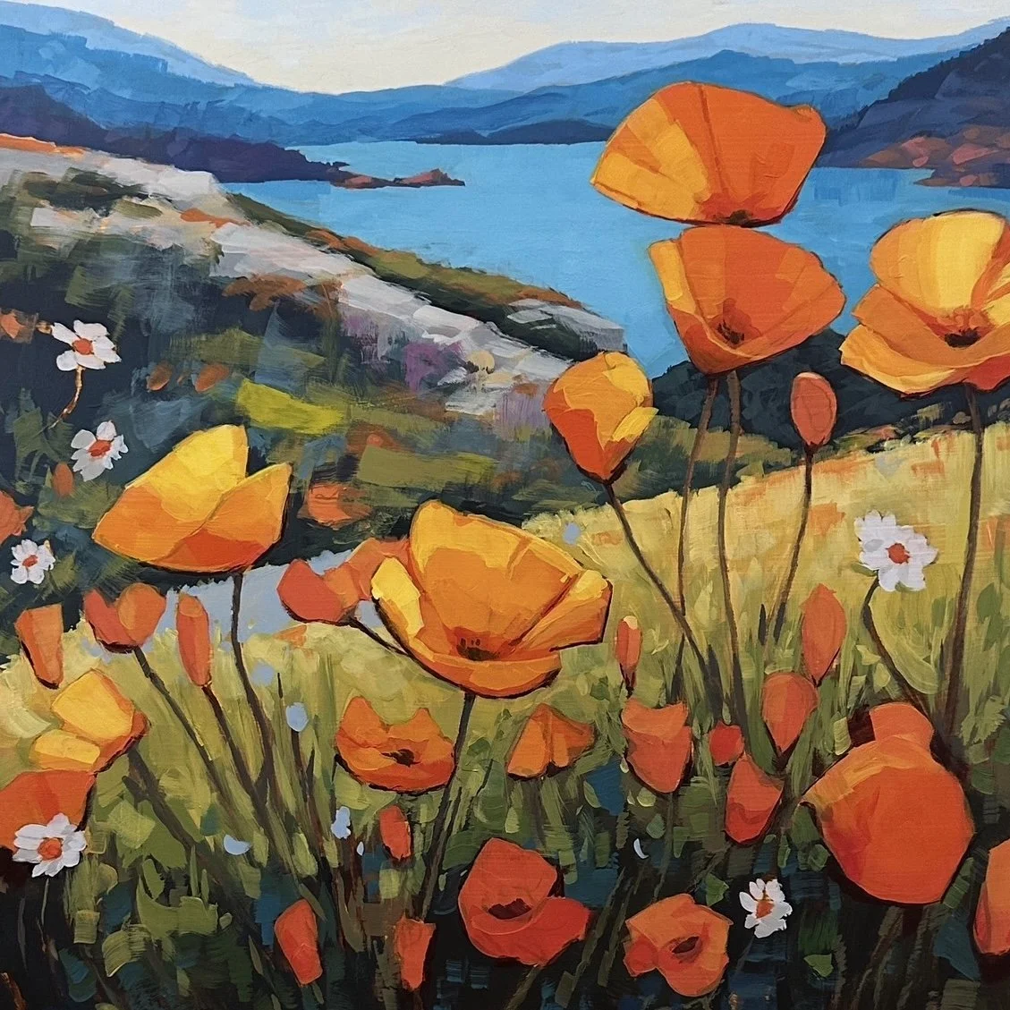 Poppy Field Vista