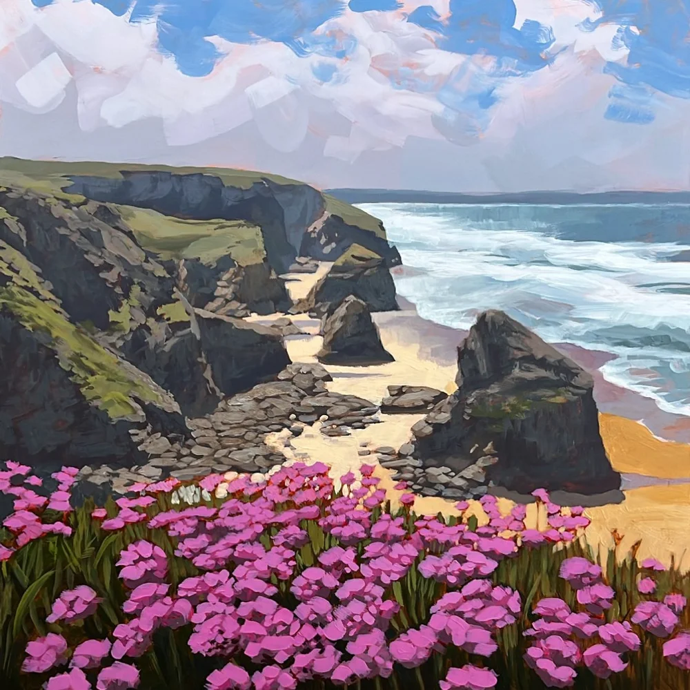 The Tumbled Sea LP Ambient ポストクラシカル Sea Pinks — Jim Musil Painter