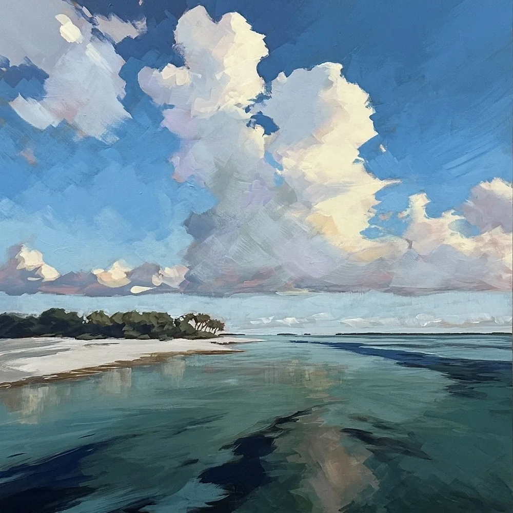 Warm Water Sky — Jim Musil Painter