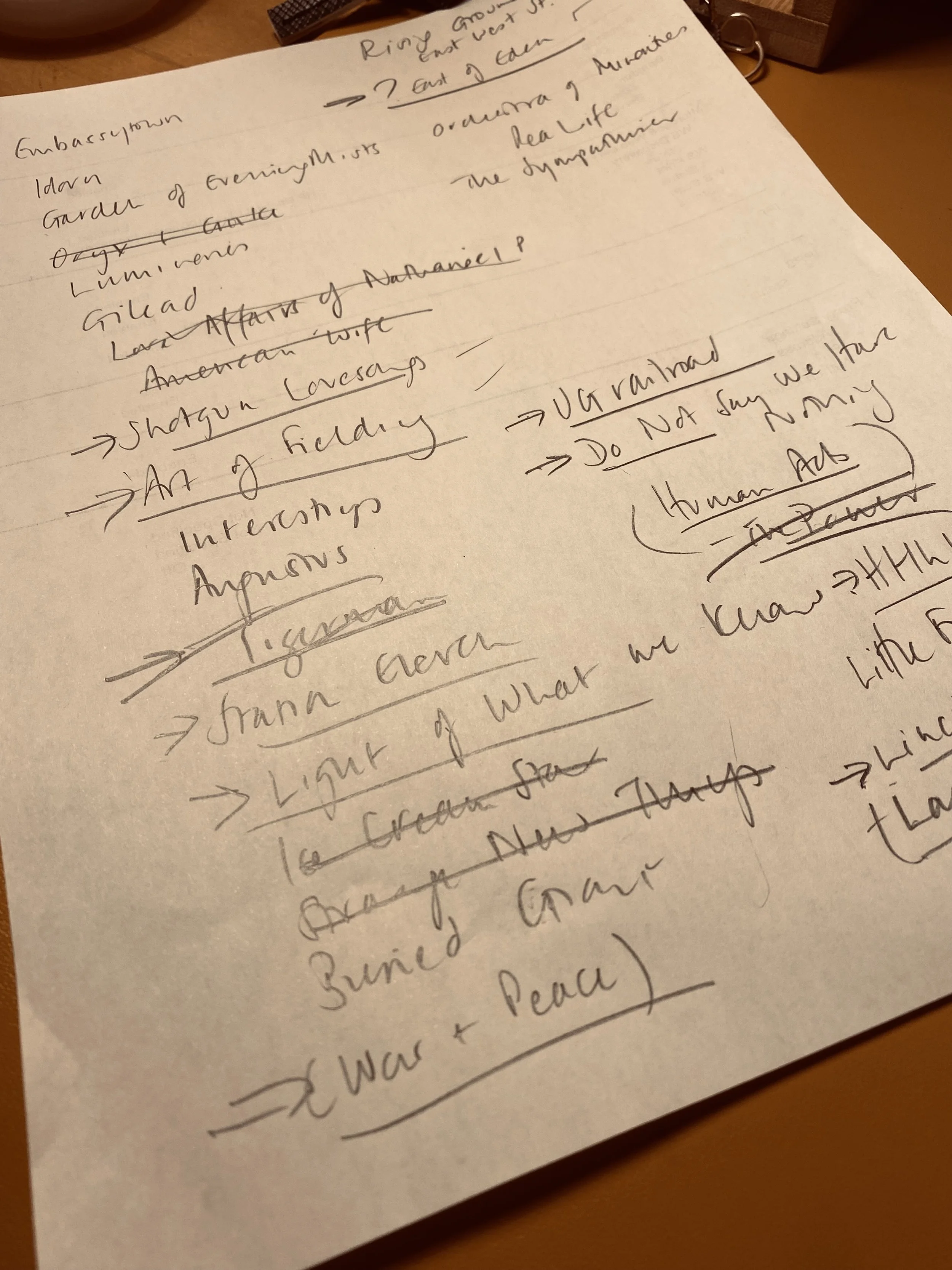 some favourite novels of the last decade... 