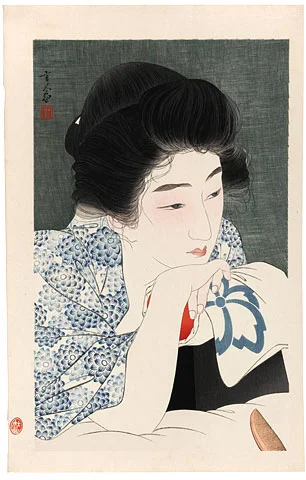 Torii Kotondo 1900-1976 Morning Hair ( Asanegami )