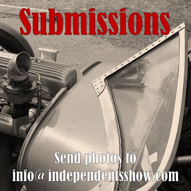 We saved some spots for submissions, few vehicle spots, few bike spots. If you want to submit your bike or car/truck/van just email a couple photos and some basic information to info@independentsshow.com #independentsshow2019 #supporttheindependents 