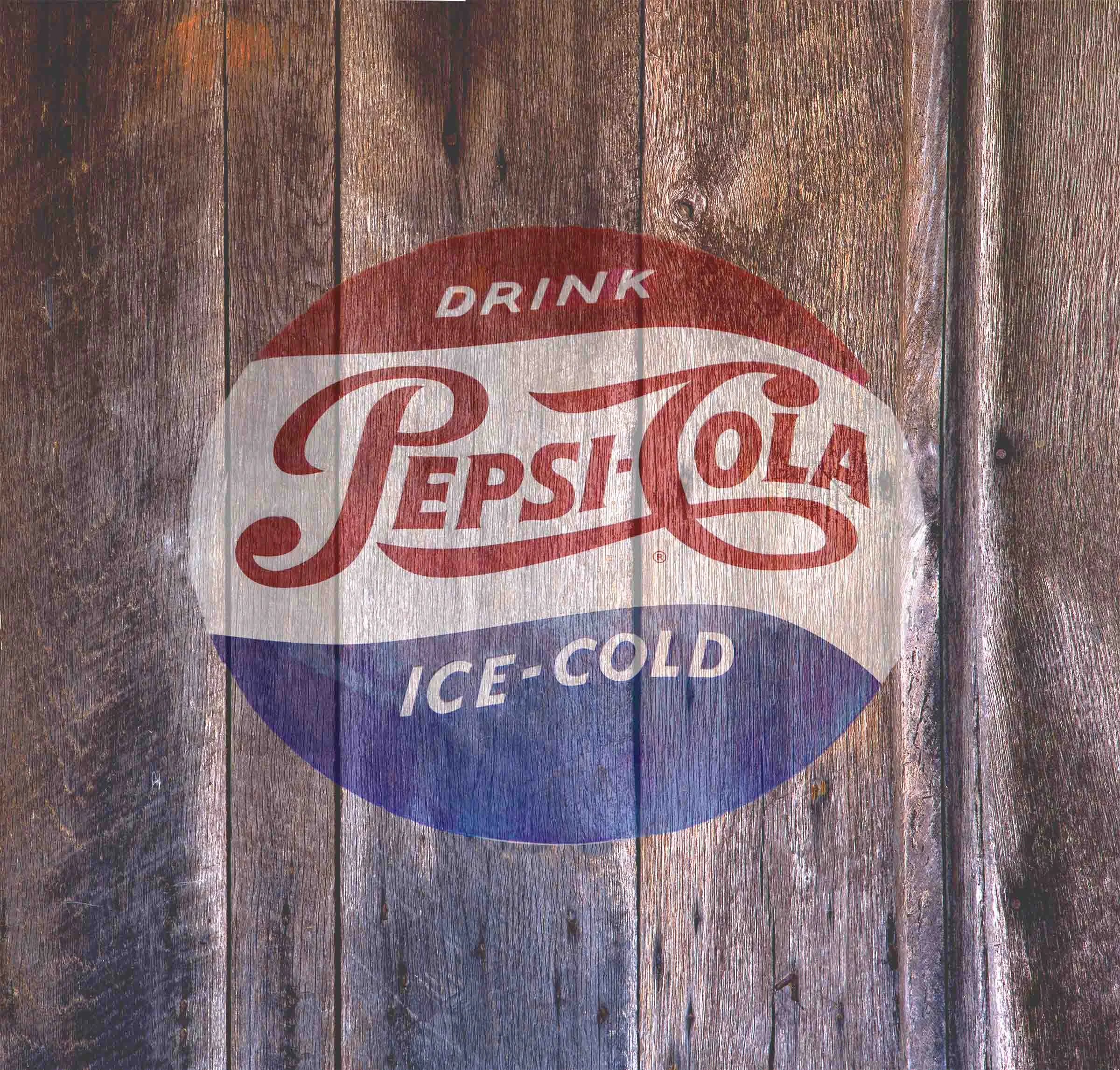 Pepsi colar sign painted on barn Helen ga