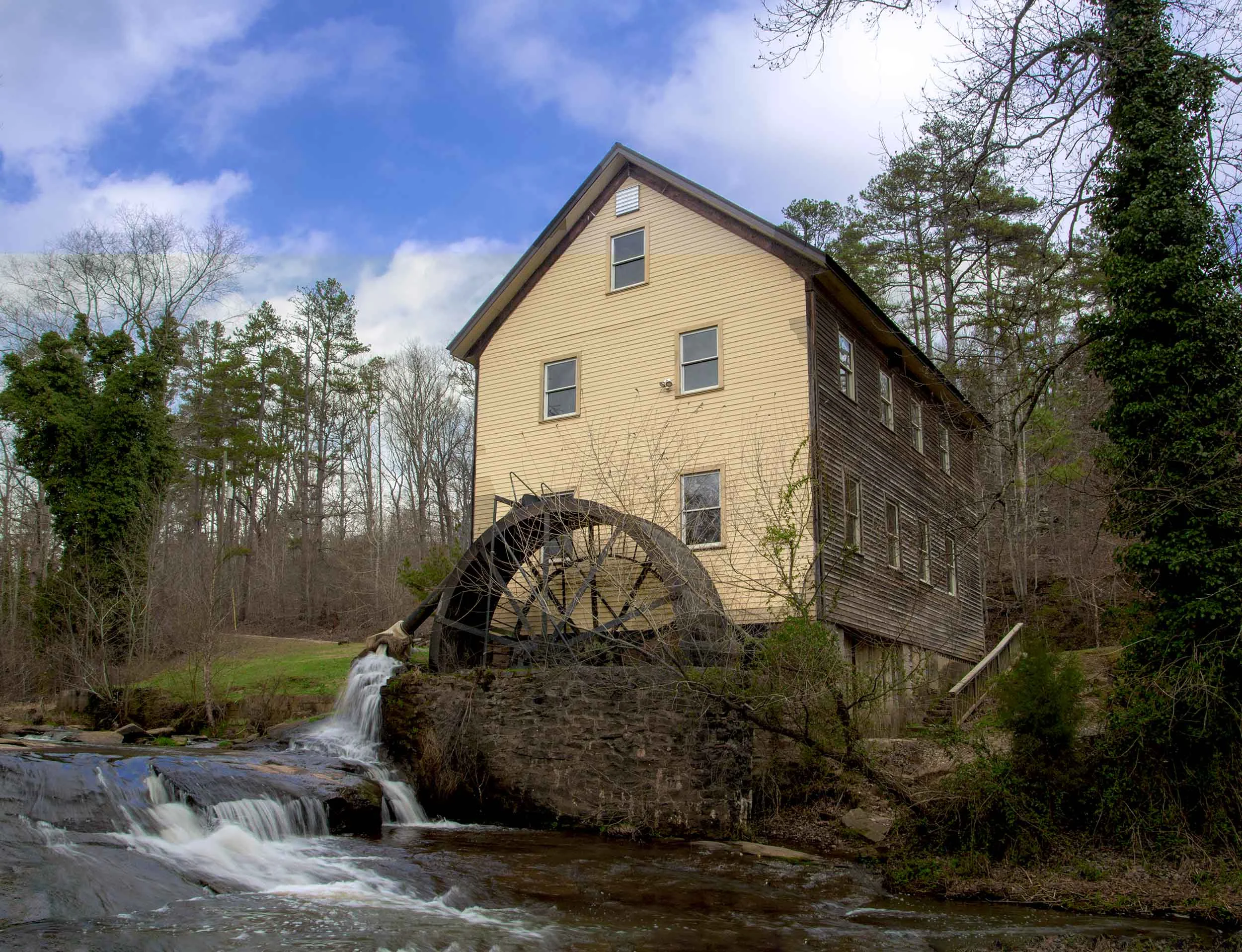Old Grist mill refurbished to perfection