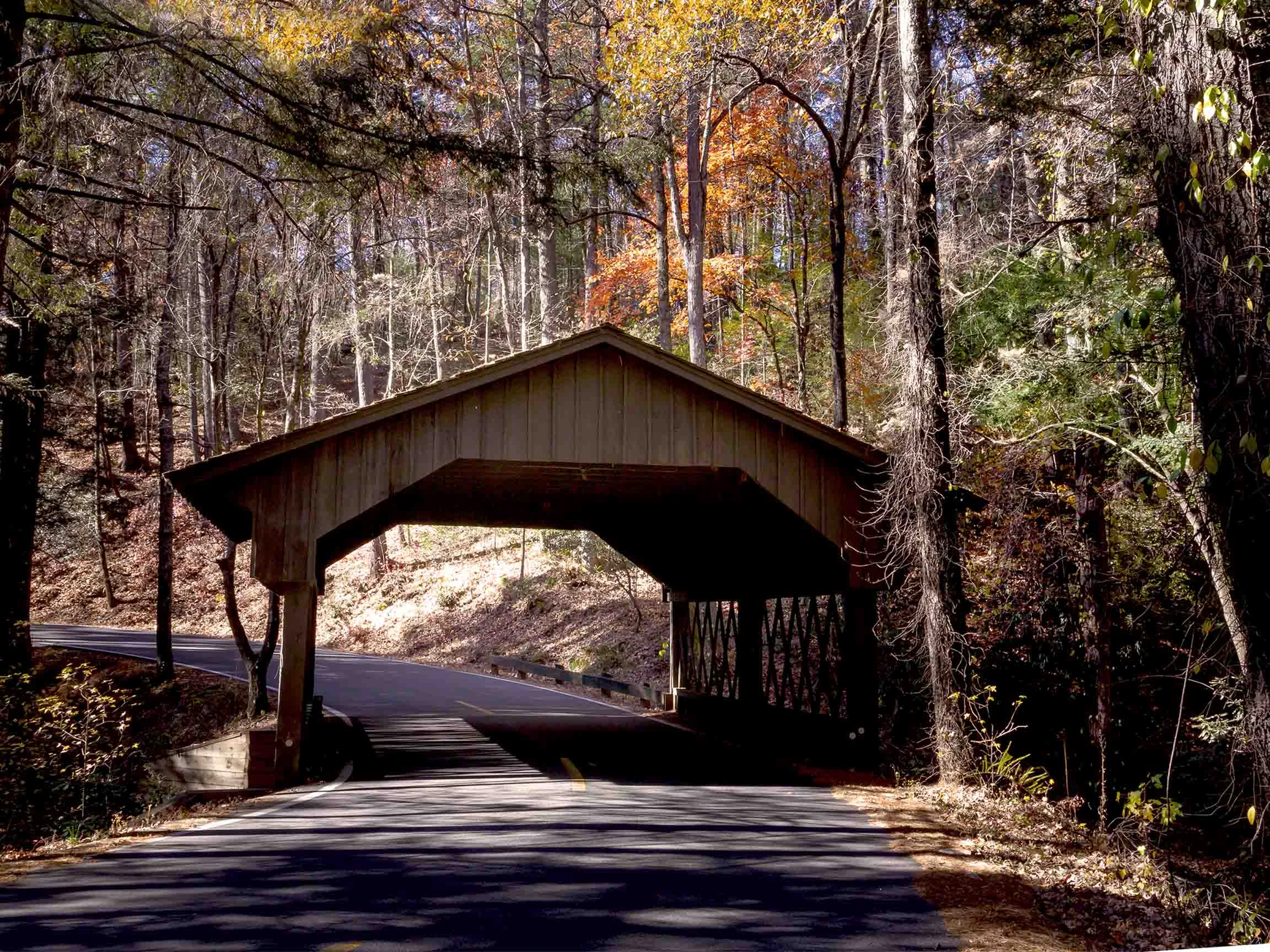 Big Canoe Main Entrance covered Bridge