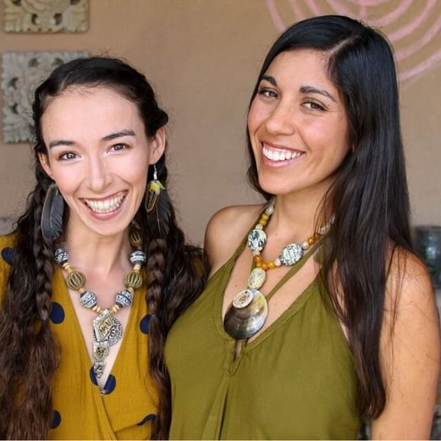 Hello there, our names are Esm&eacute; Olivia and Maya Rose. Together we are La Luna Rose, singing soul sisters of mestiza heritage born and raised in Tewa and Tiwa lands of Nuevo Mexico. It is our joy to sing in blessings from pacha mama, hummingbir
