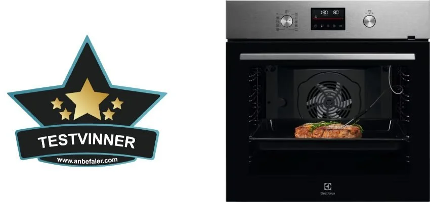 Electrolux COP804X er kåret til testvinner som markedets billigste og beste integrerte stekeovn i vå