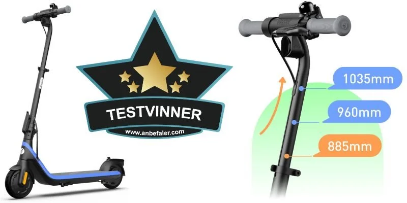 Segway by Ninebot C2 Pro er kåret til testvinner i kategorien beste el-sparkesykkel for barn