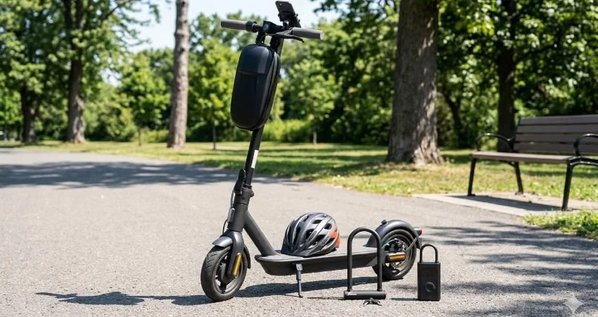 Ikke glem det viktigste tilbehøret når du kjøper ny elektrisk sparkesykkel