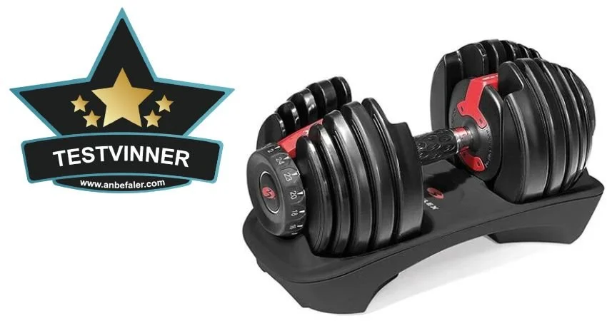 BowFlex SelectTech 552i er best i test blant markedets litt bedre justerbare manualer