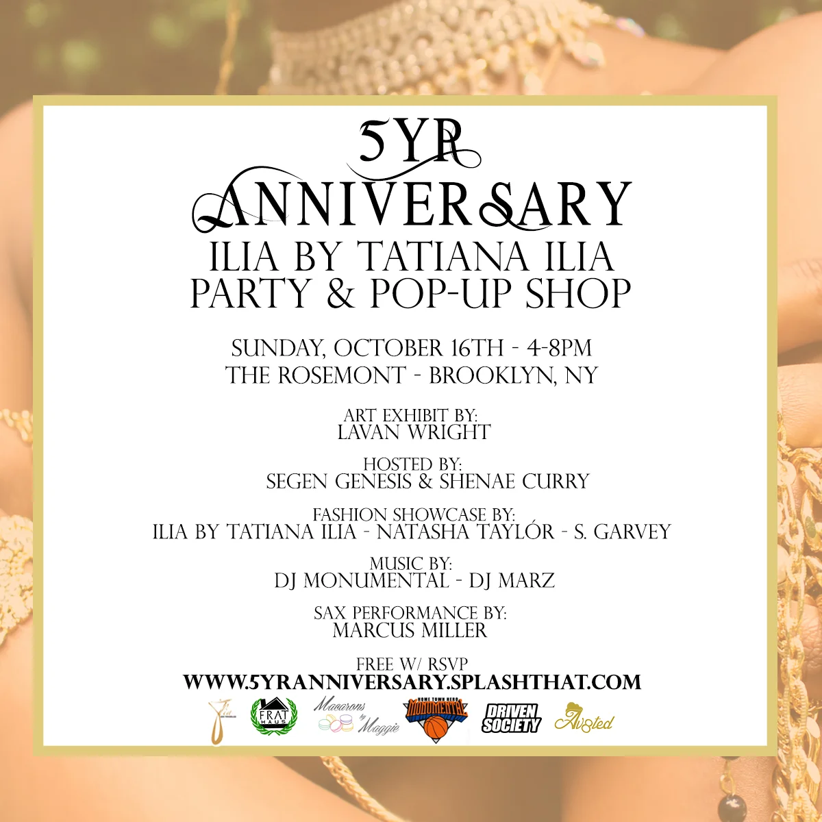 5 Year Party &amp; Pop-Up Shop