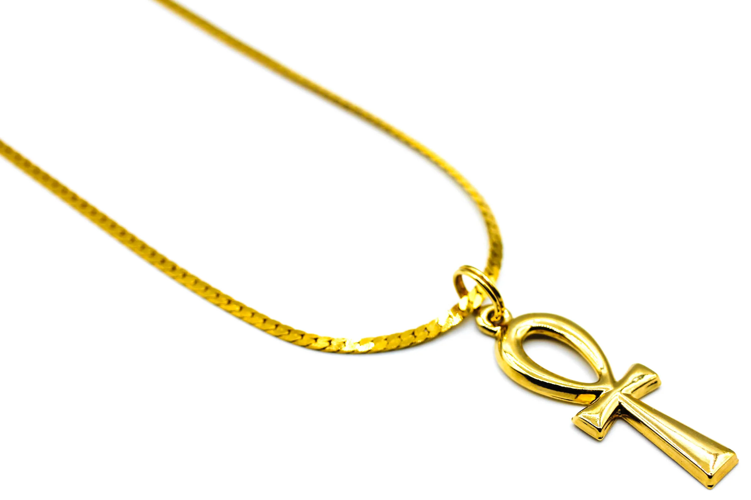 Gold Ankh Chain - 2%22 - 2.jpg