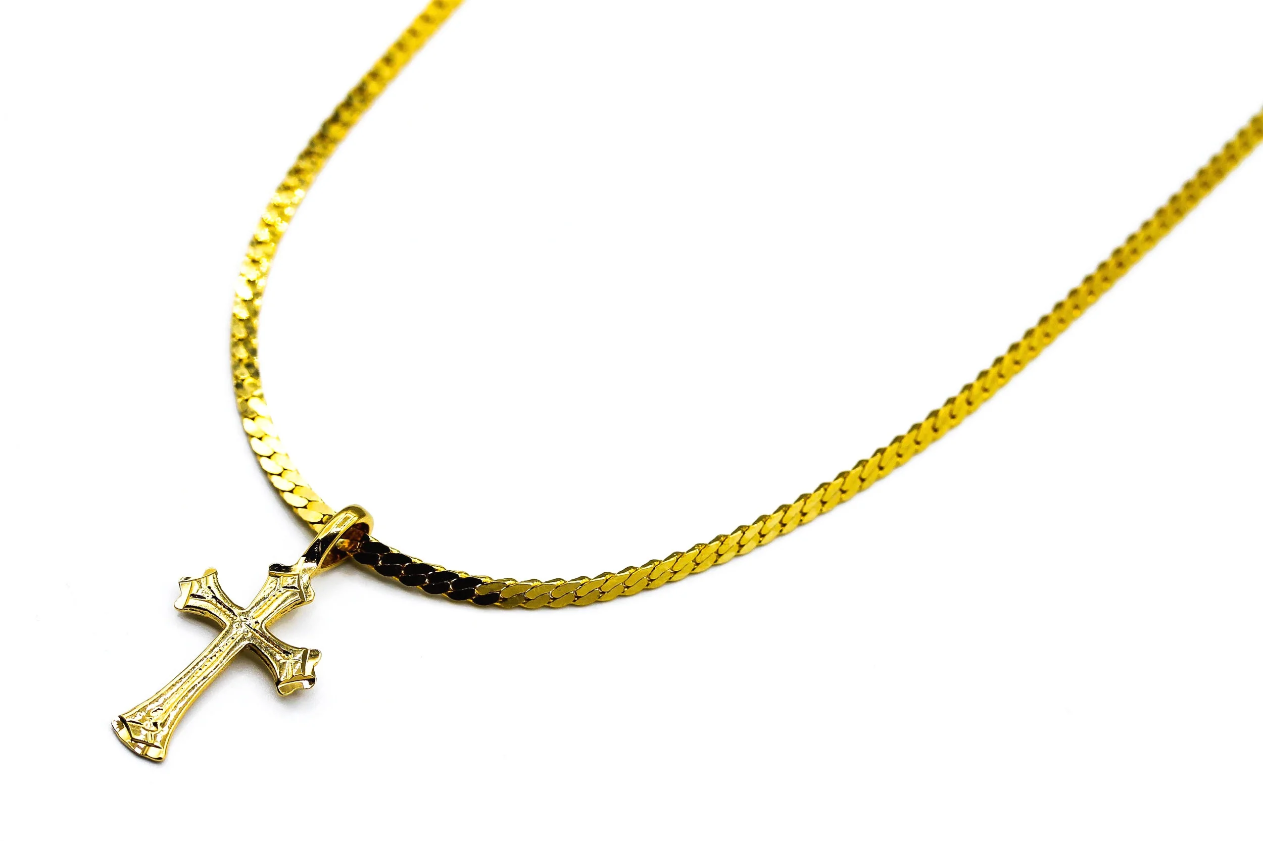 Gold+Vintage+Cross+-+Herringbone+Chain+3.jpg