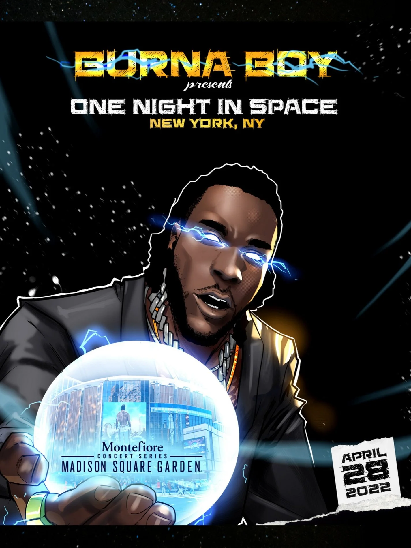BURNA BOY - "ONE NIGHT IN SPACE" CAMPAIGN