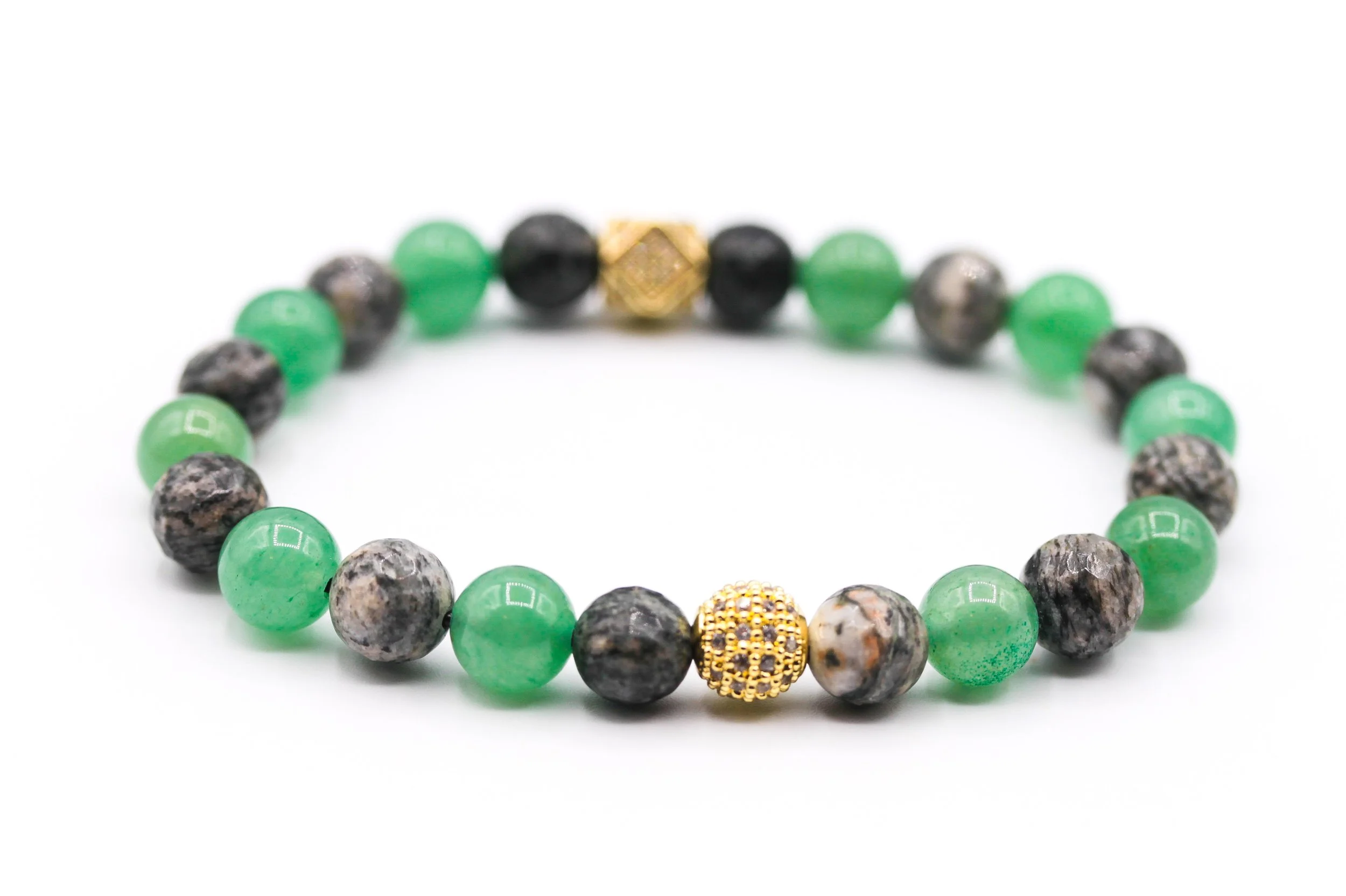 AVENTURINE & JASPER BRACELET