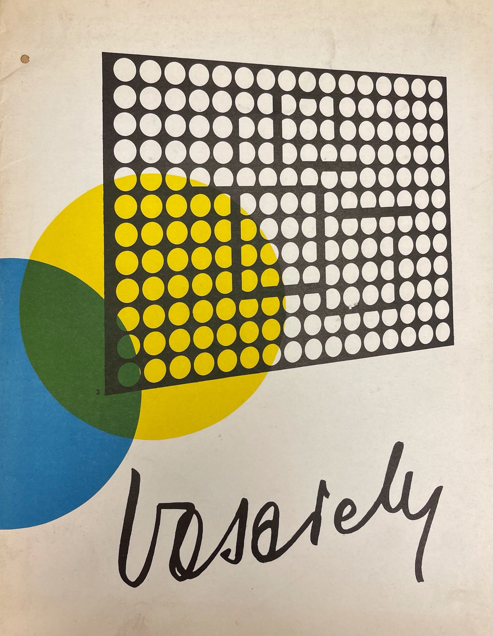 Brook Street Gallery catalogue from Vasarely's solo exhibition.