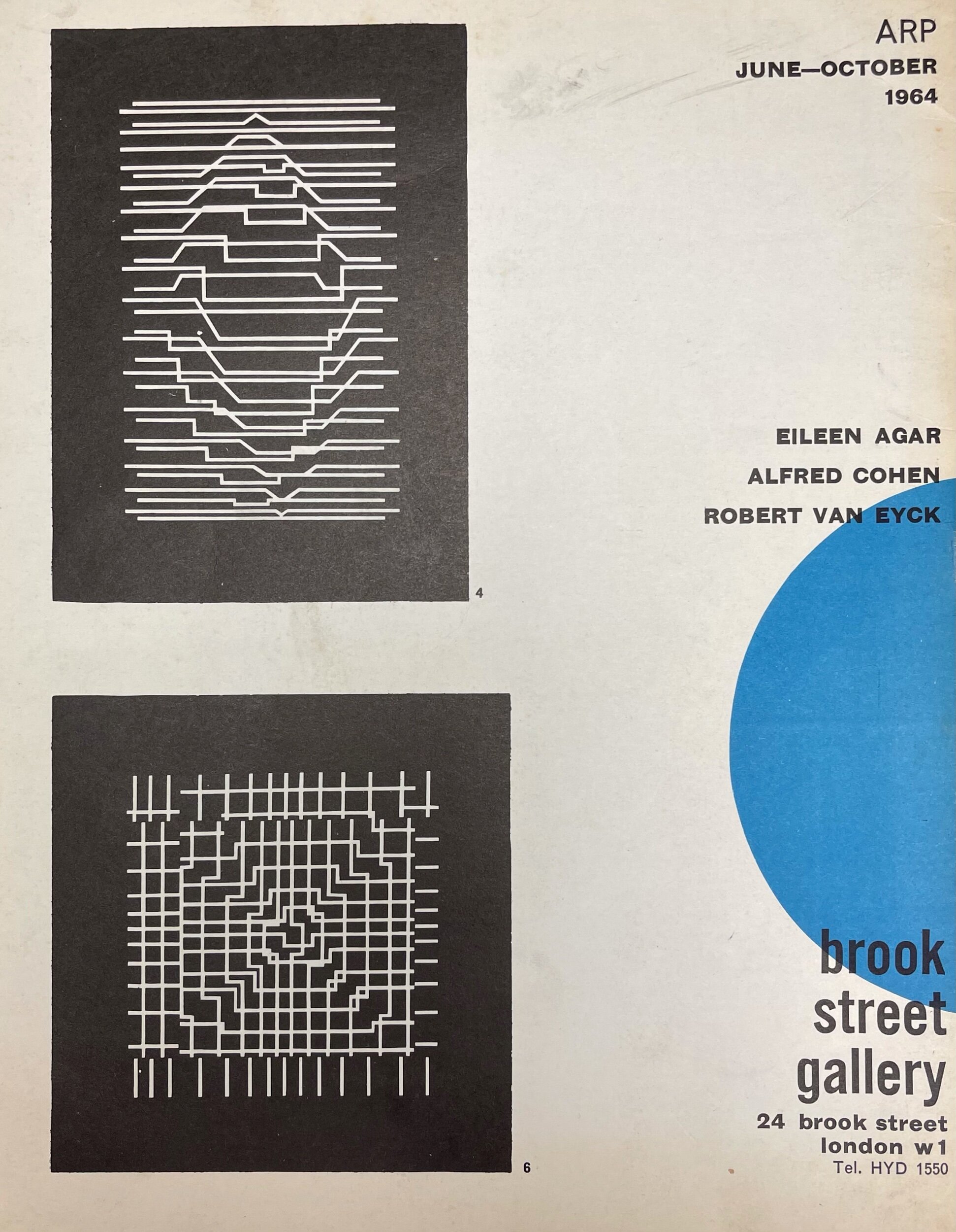 Back cover of Vasarely’s catalogue.