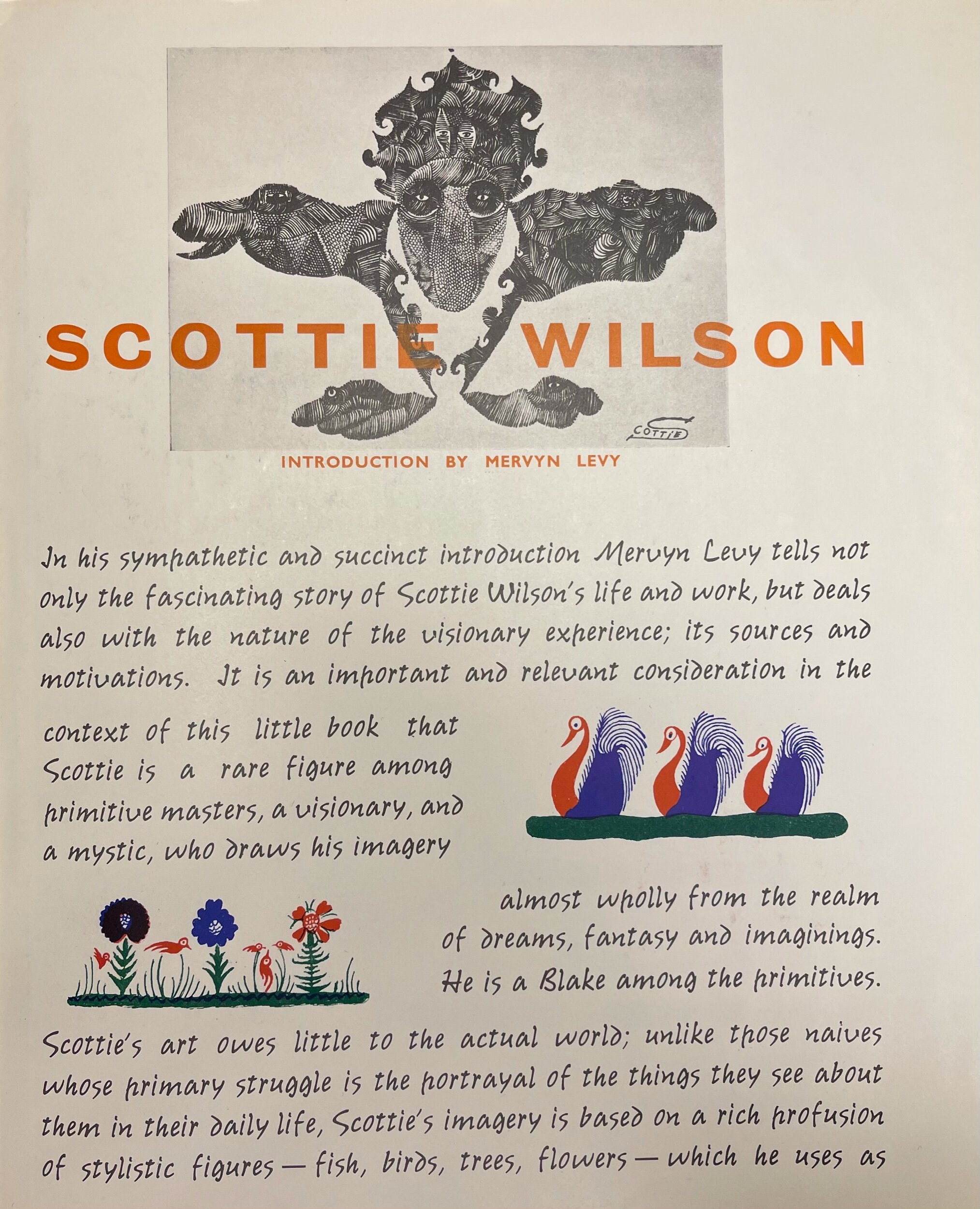 Brook Street Gallery catalogue from Wilson's solo exhibition.
