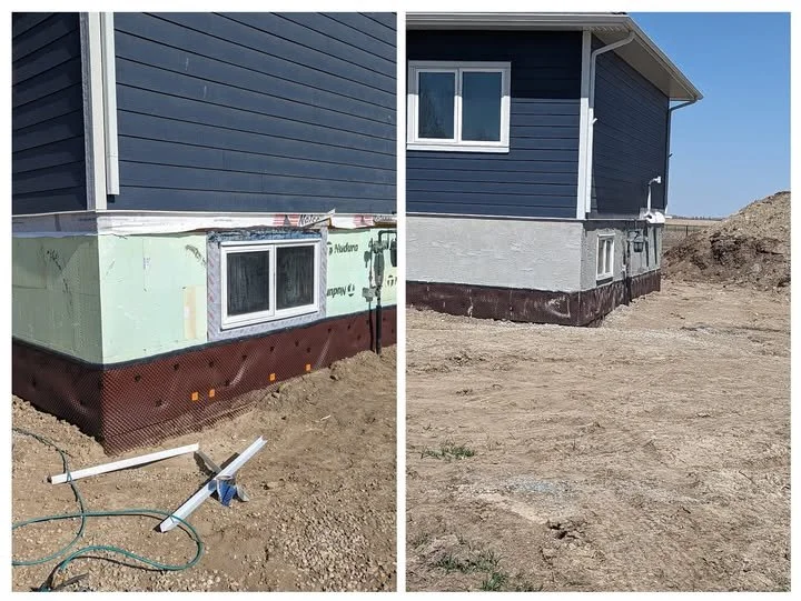 parging over icf foam system carstairs ab