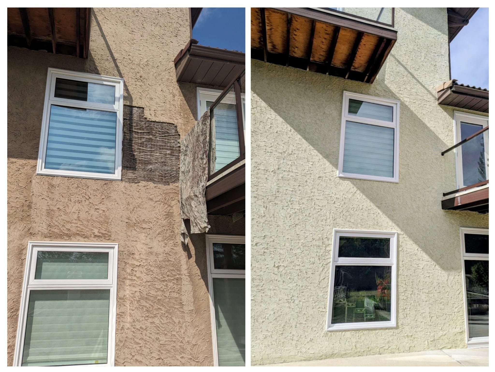stucco repair and paint
