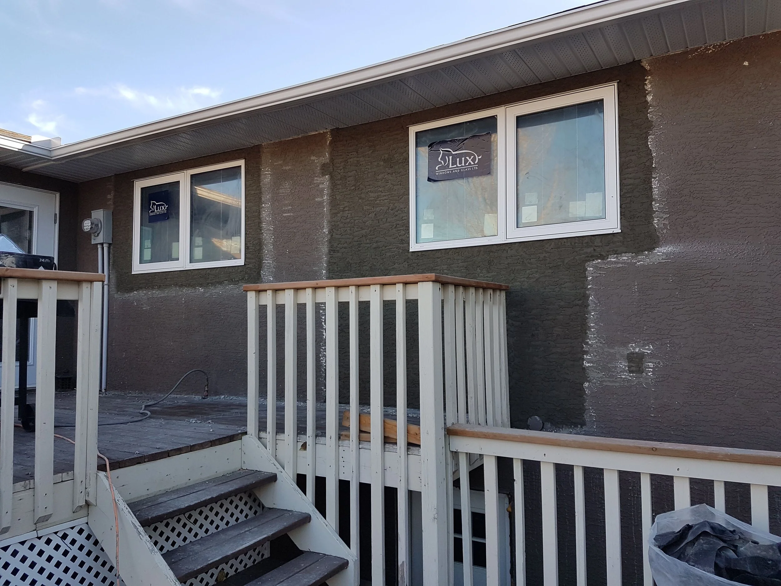 stucco repairs after window repairs