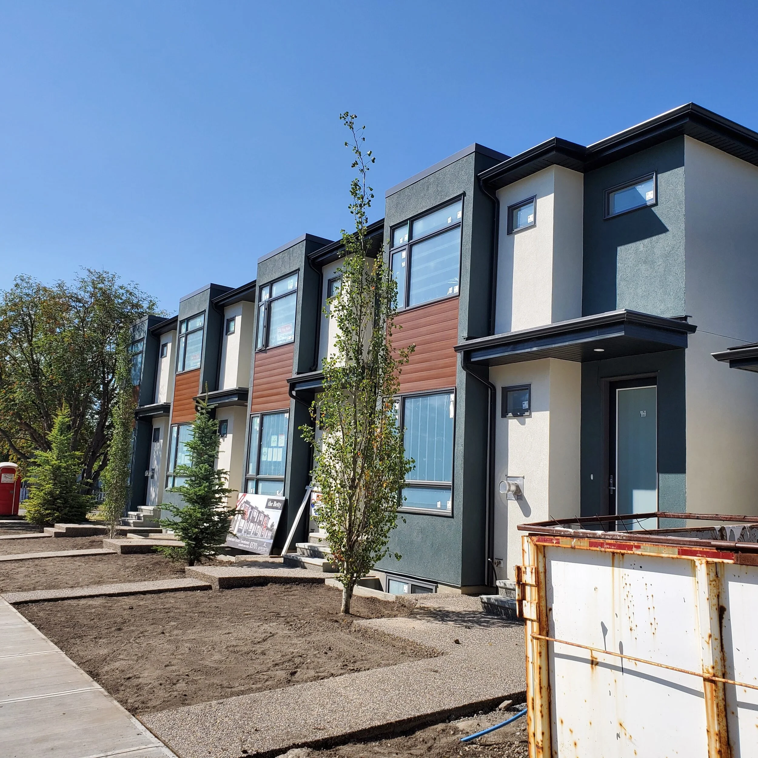 eifs stucco on 6 plex in Calgary ab