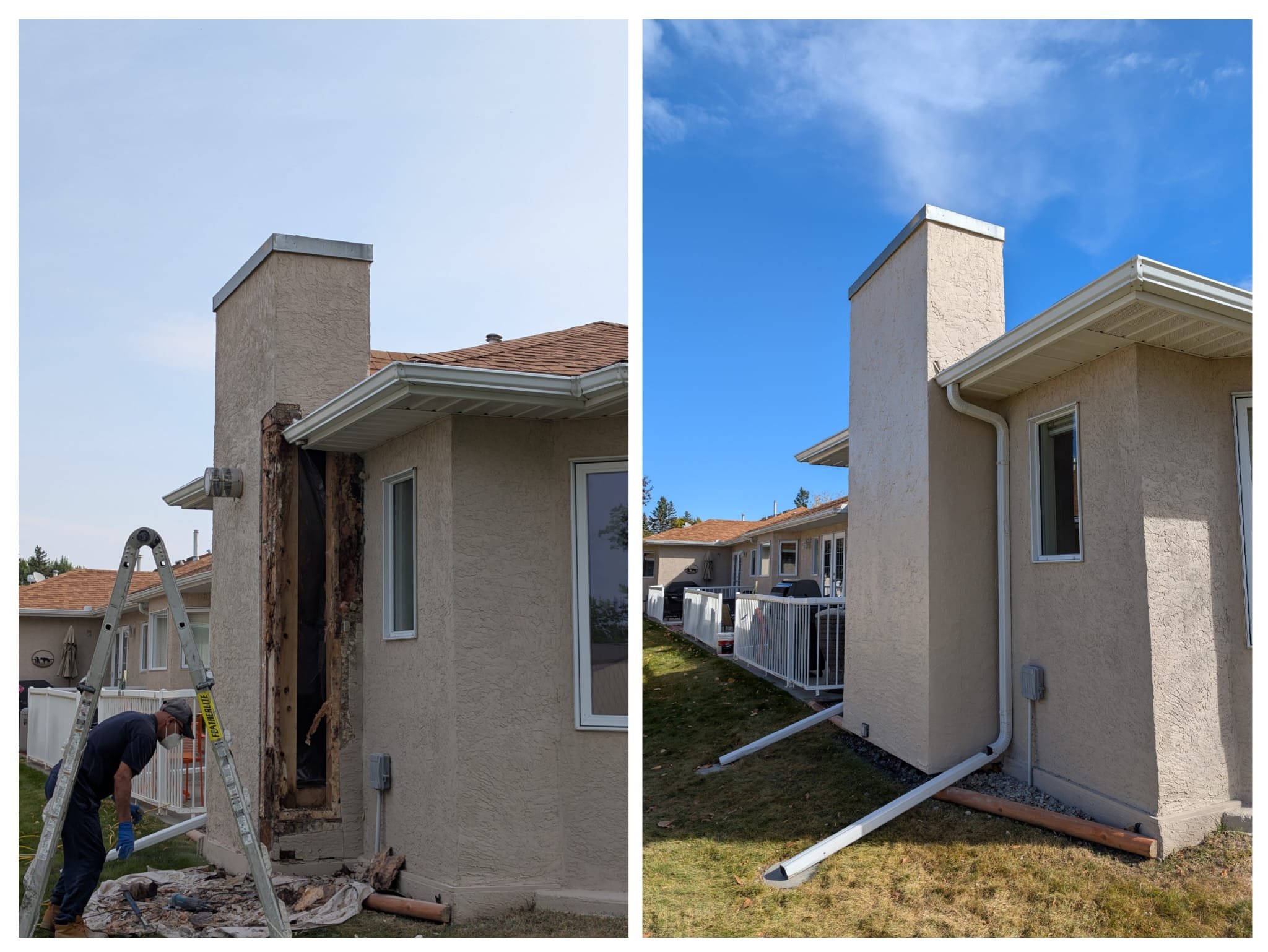 chimney repairs , uruk stucco ltd. calgary ab