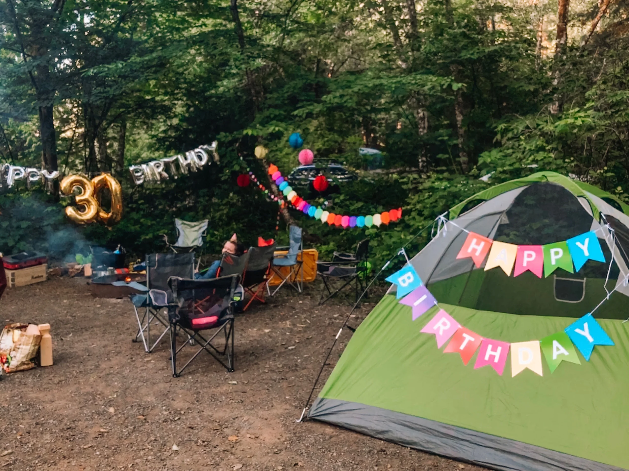 How To Throw A Camping Birthday Party Being Brigitte