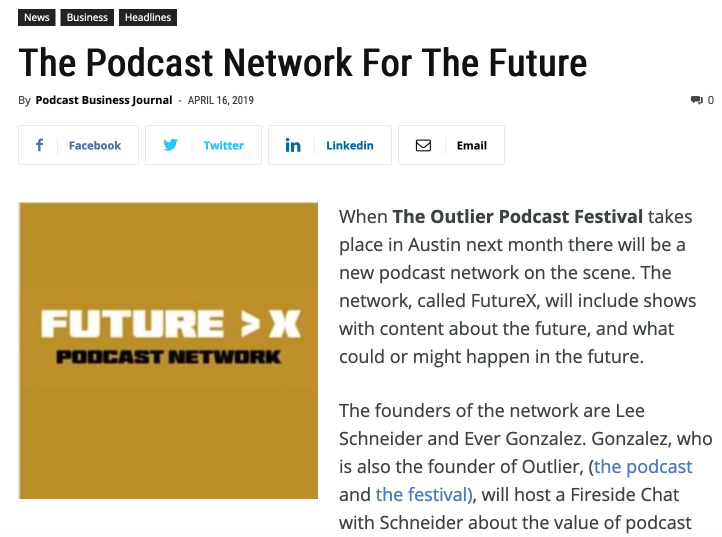 Podcast Business Journal