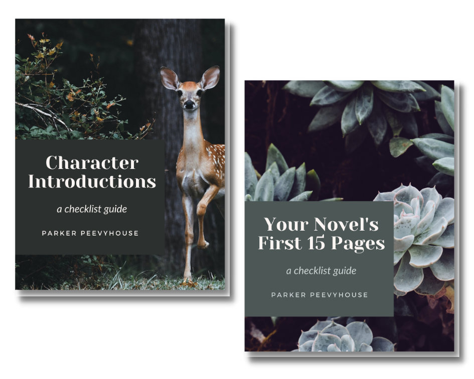 Bundle of Character Intros and Your Novel's First 15 Pages Checklist Guides