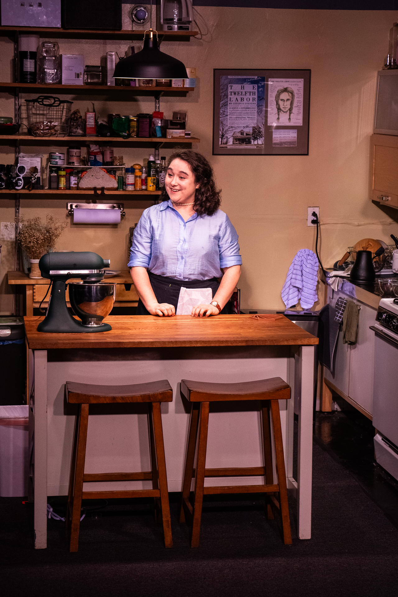  as Julia Child in Ice-ing on the Cake, Photo by Al Foote III 