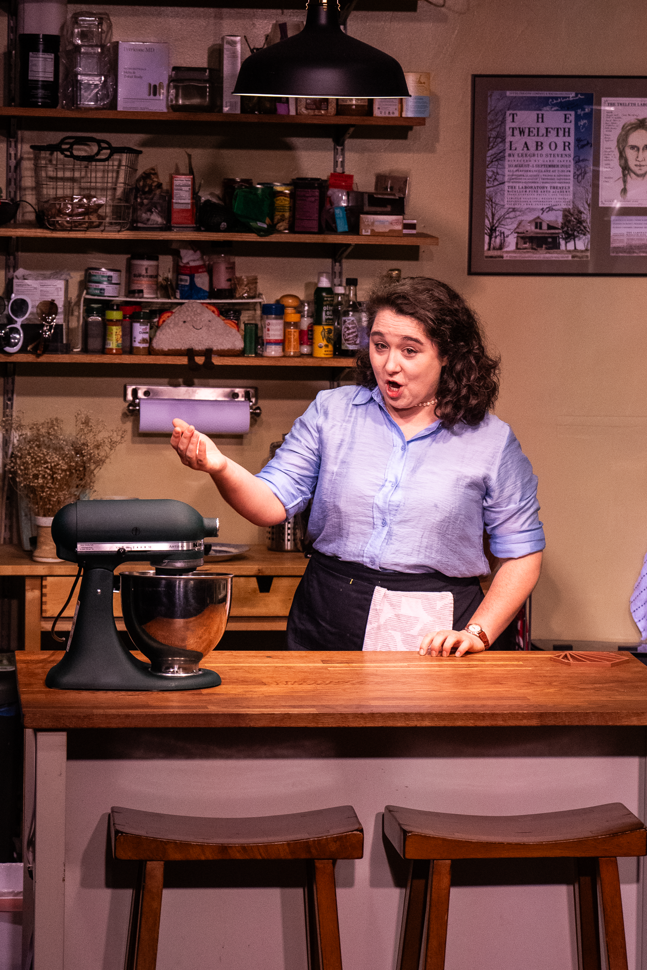  as Julia Child in Ice-ing on the Cake, Photo by Al Foote III 