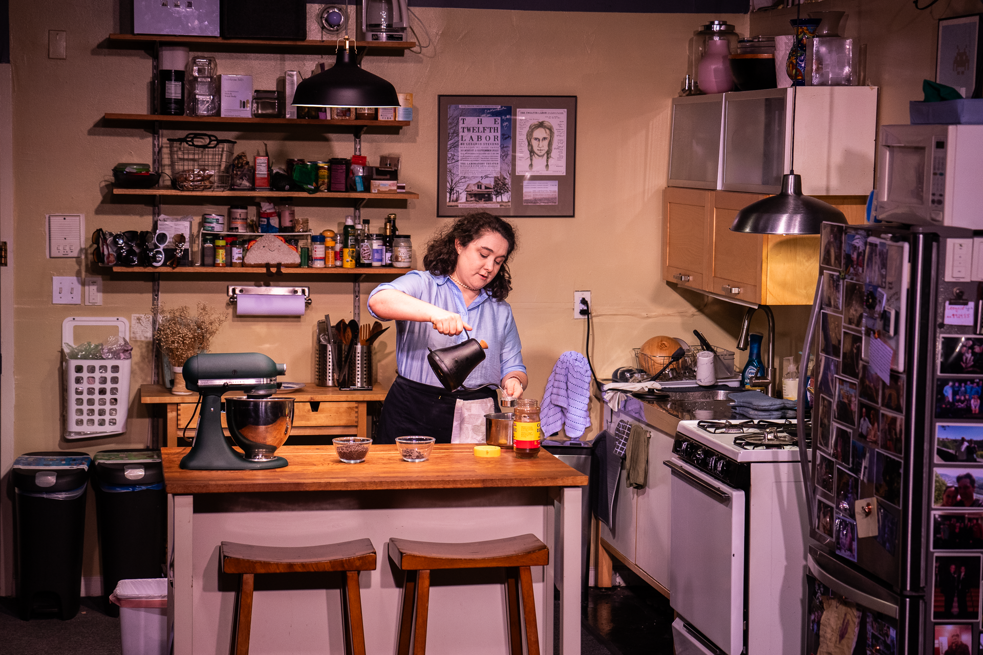  as Julia Child in Ice-ing on the Cake, Photo by Al Foote III 