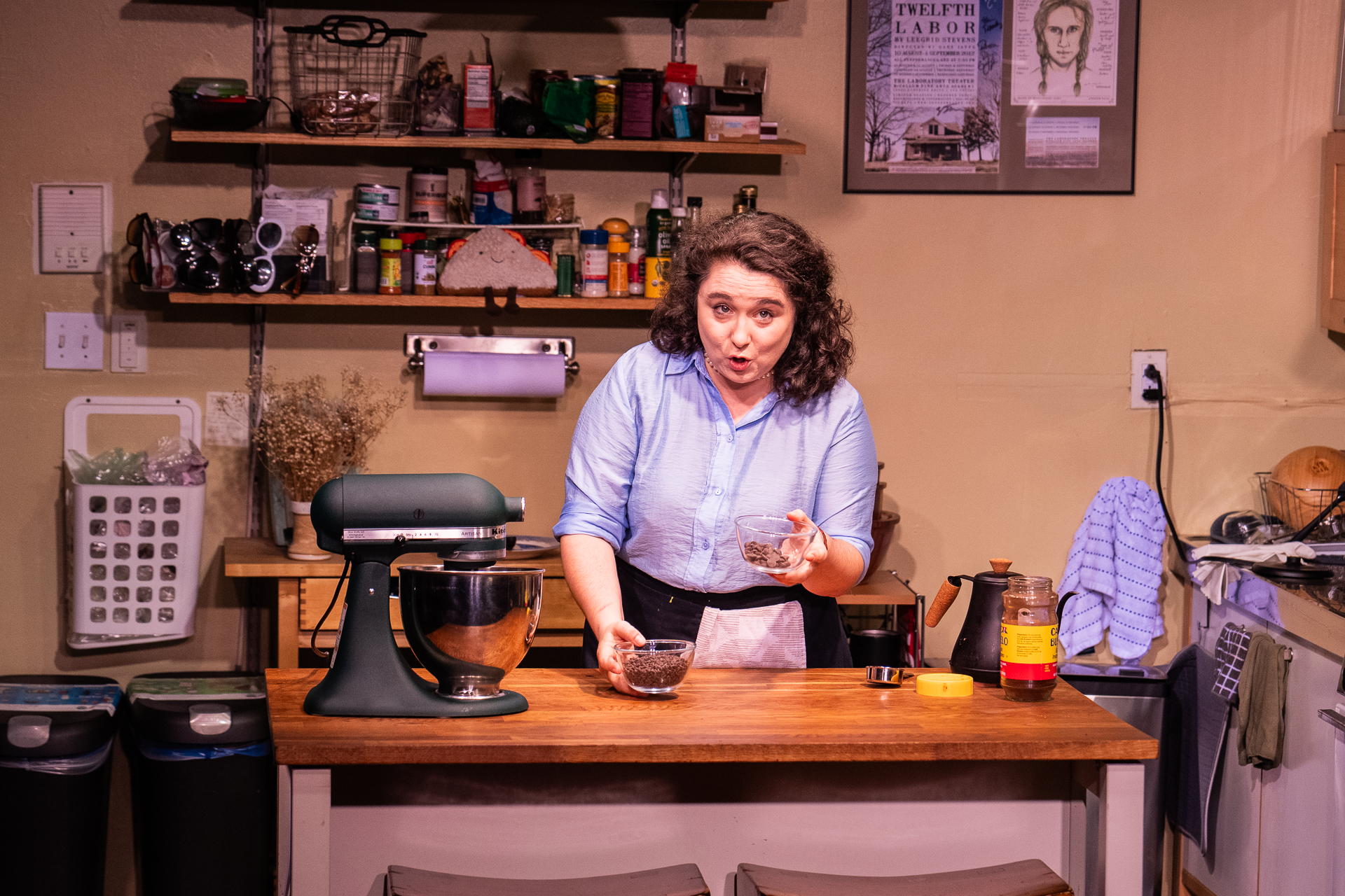  as Julia Child in Ice-ing on the Cake, Photo by Al Foote III 